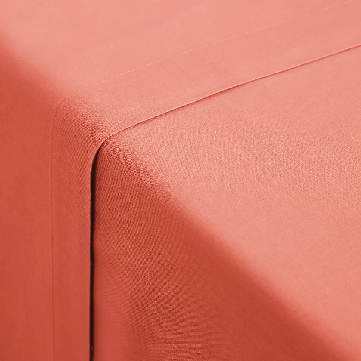 Drap Plat Uni En Coton Lavé, Scenario — vue 3