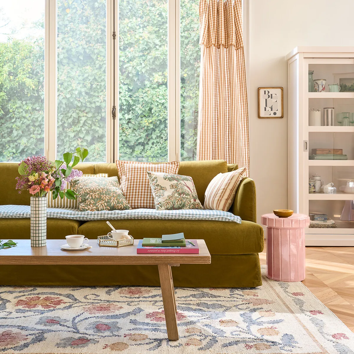 Panneau Double Gaze Coton/lin, Cottage — vue 3