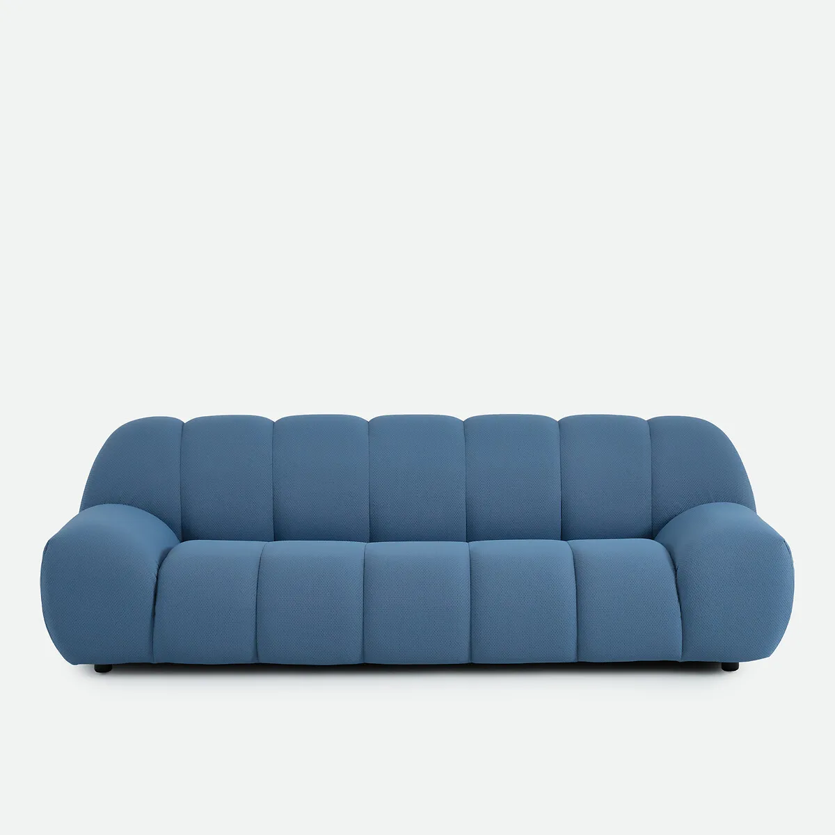 Canapé Droit, 4 Places, En Tissu Matelassé, NURIA