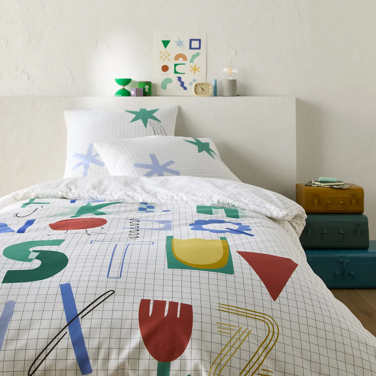 Housse De Couette 50% Coton Recyclé Enfant, Roman