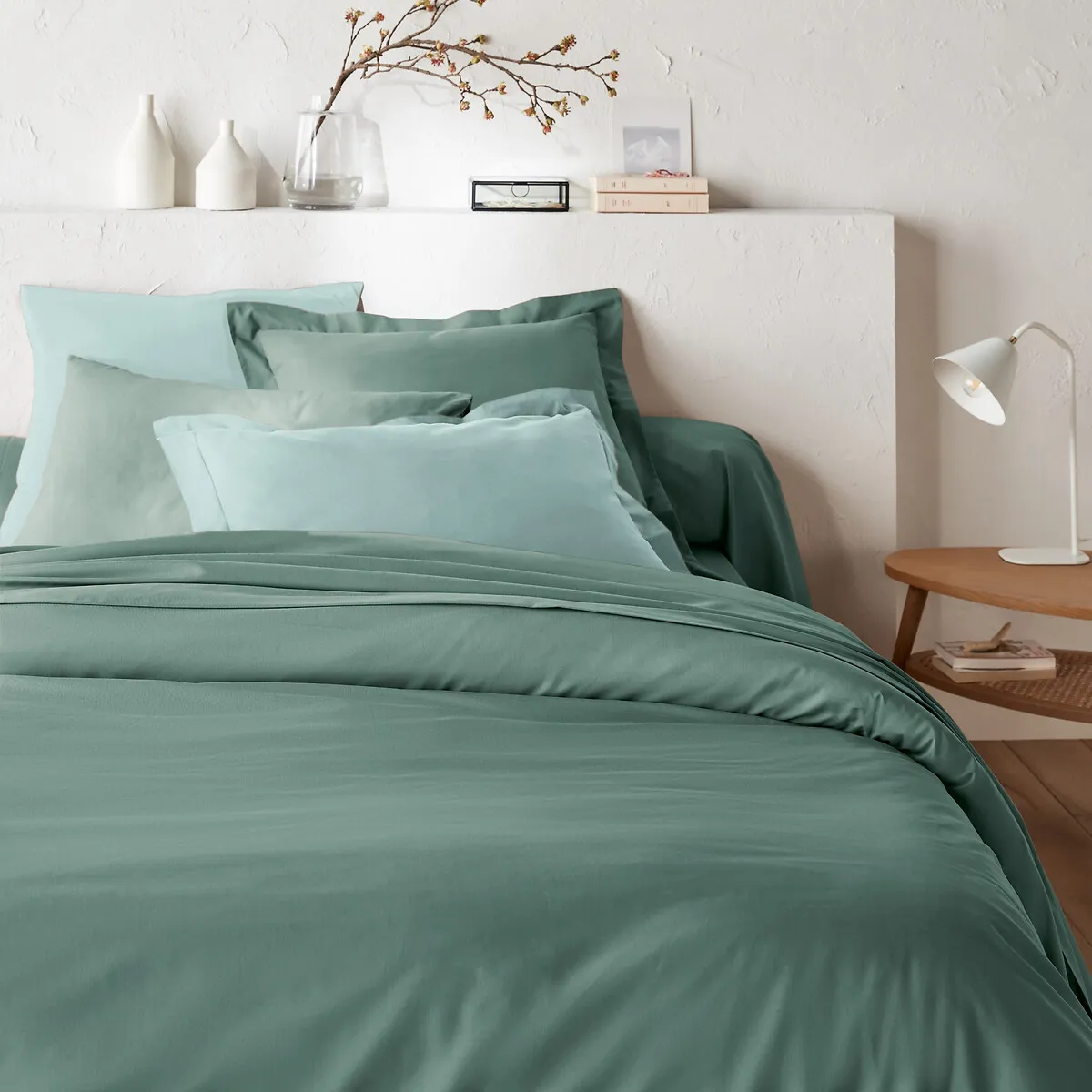 Drap Housse Uni En Coton, Lit Articulé, Scenario — vue 3