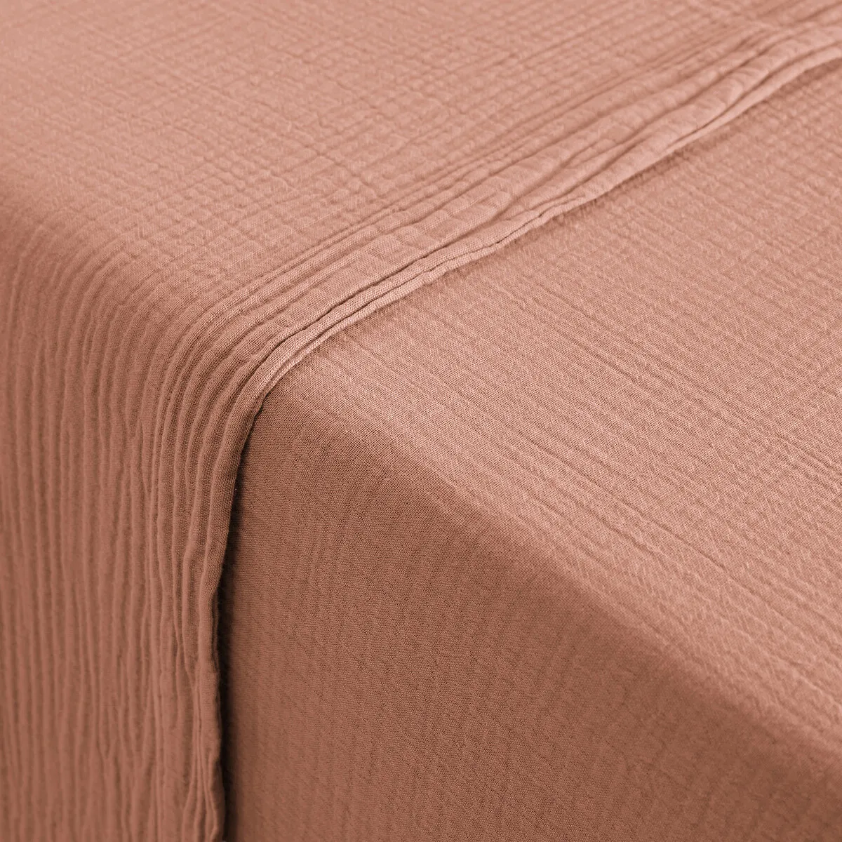Drap Plat Uni Gaze De Coton, Kumla — vue 3