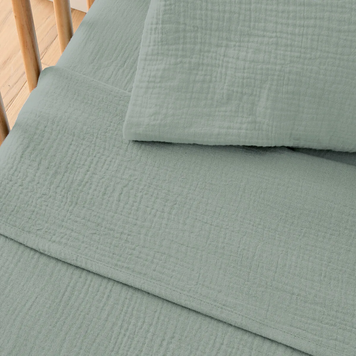 Drap Plat Bébé, En Gaze De Coton, KUMLA — vue 3