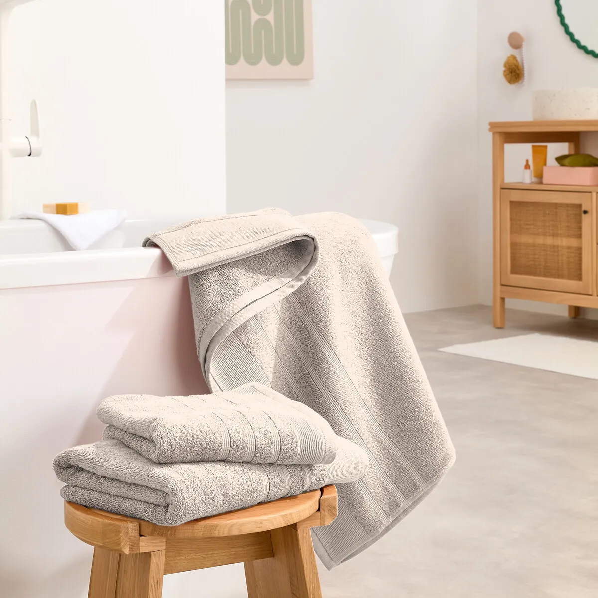 Lot De 2 Serviettes Éponge 600 G/m2, Zavara — vue 3