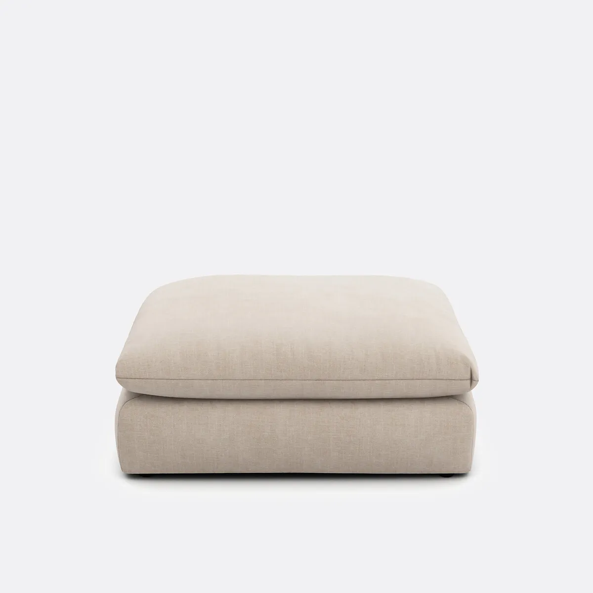 Élément Pouf Pour Canapé Modulable, En Tissu Structuré, MALO