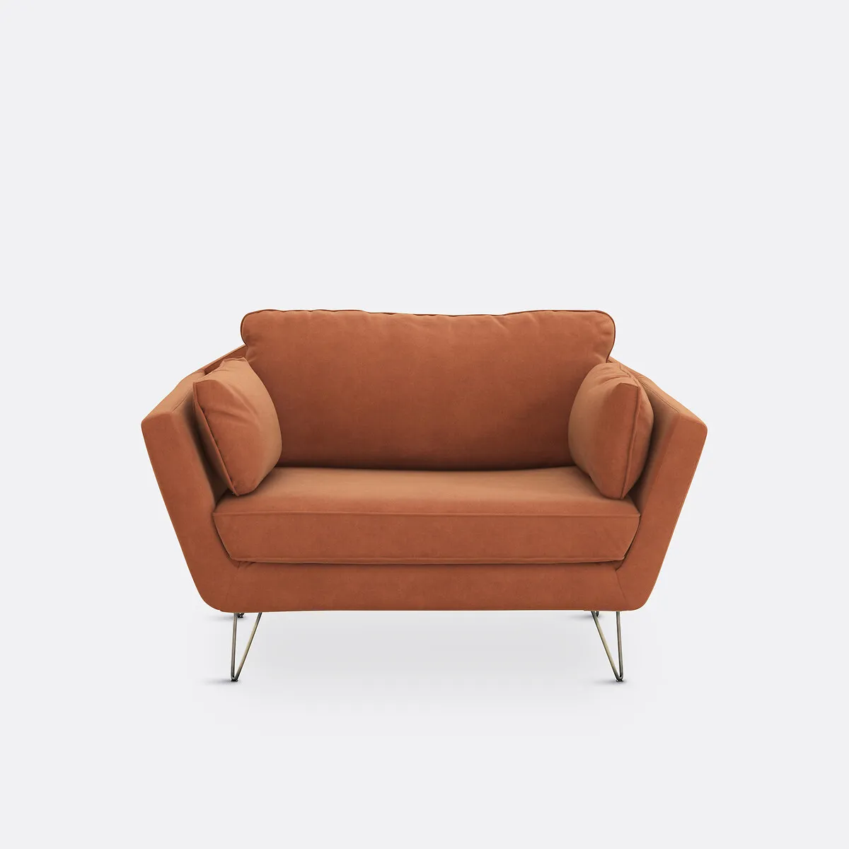 Fauteuil XL Velours Topim — vue 3