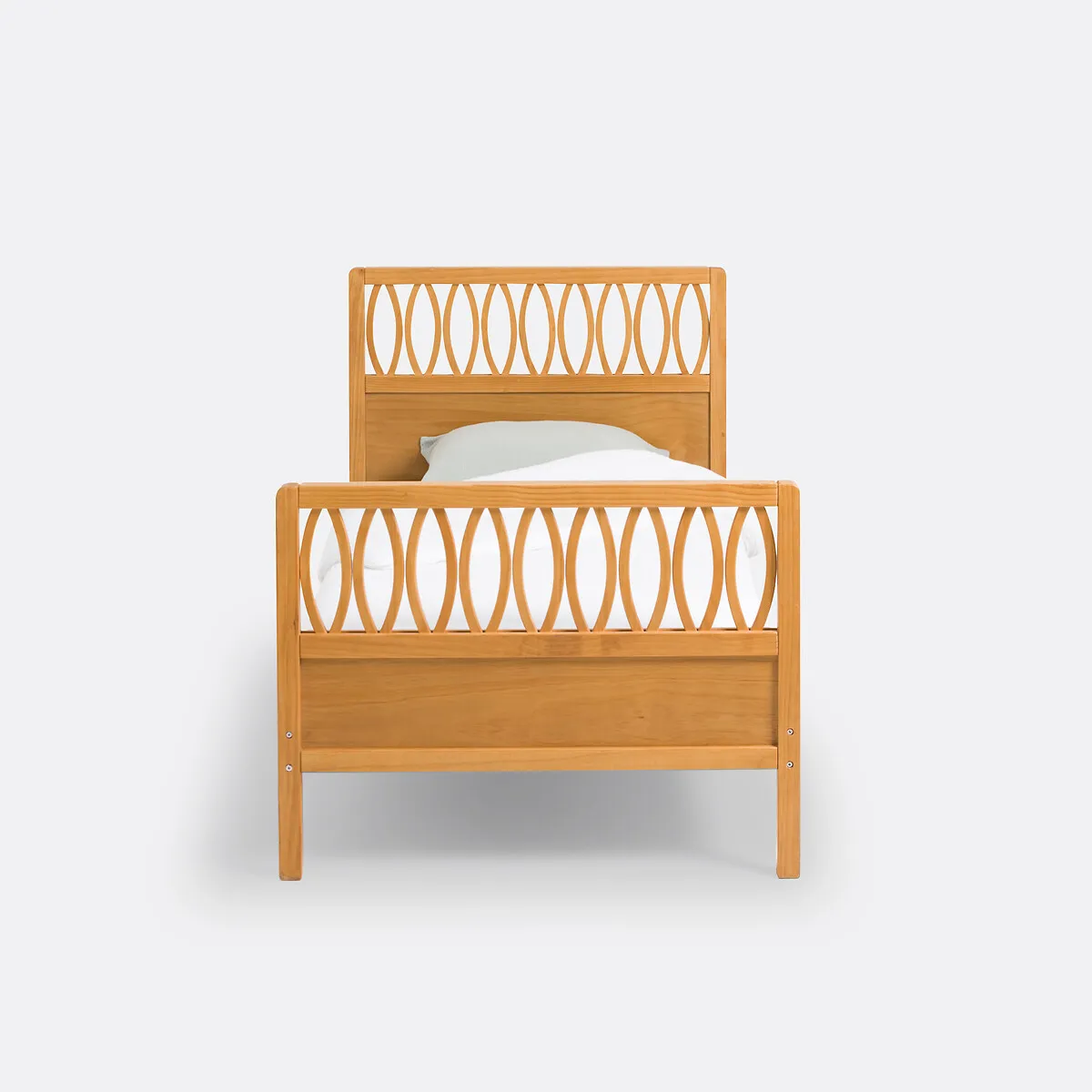 Lit Vintage Avec Sommier, Pin Massif, Malaya — vue 3