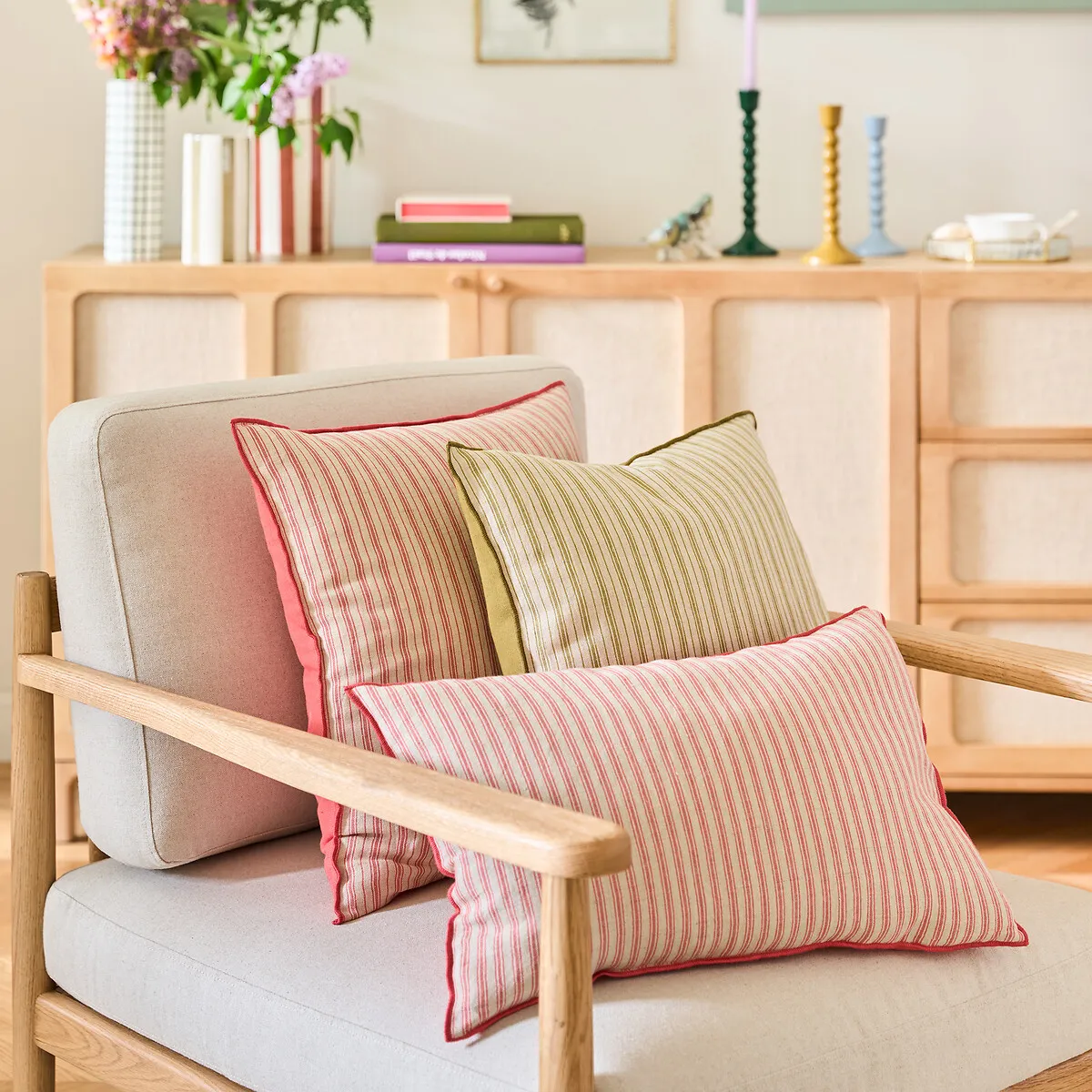 Housse De Coussin Lin/coton, Enni — vue 3