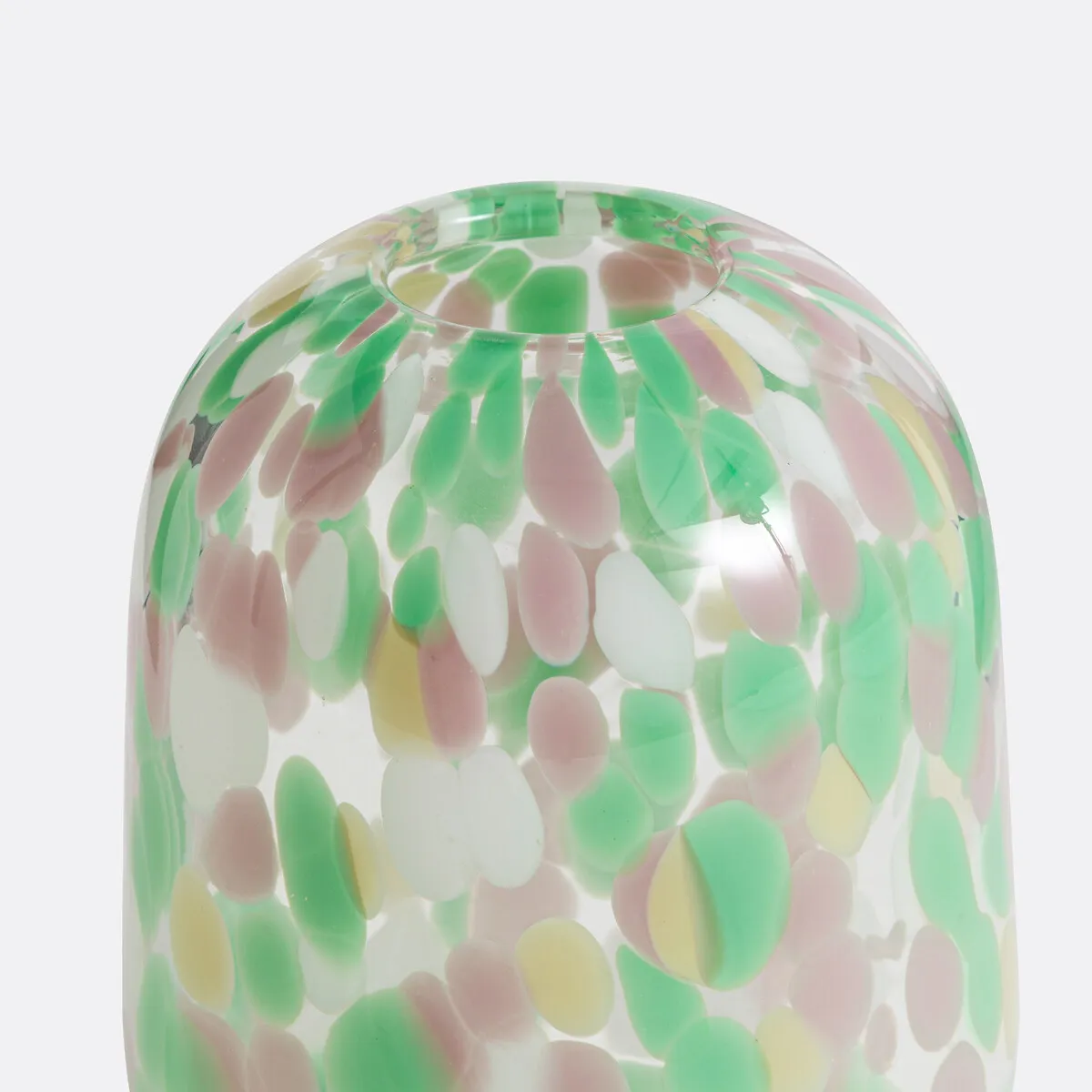 Vase Tacheté En Verre H15 Cm, Miaro — vue 3
