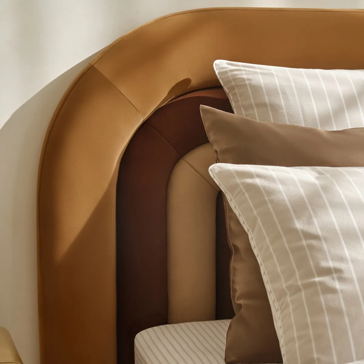 Tête De Lit Rembourrée, Tissu Velours, ELVITA — vue 3