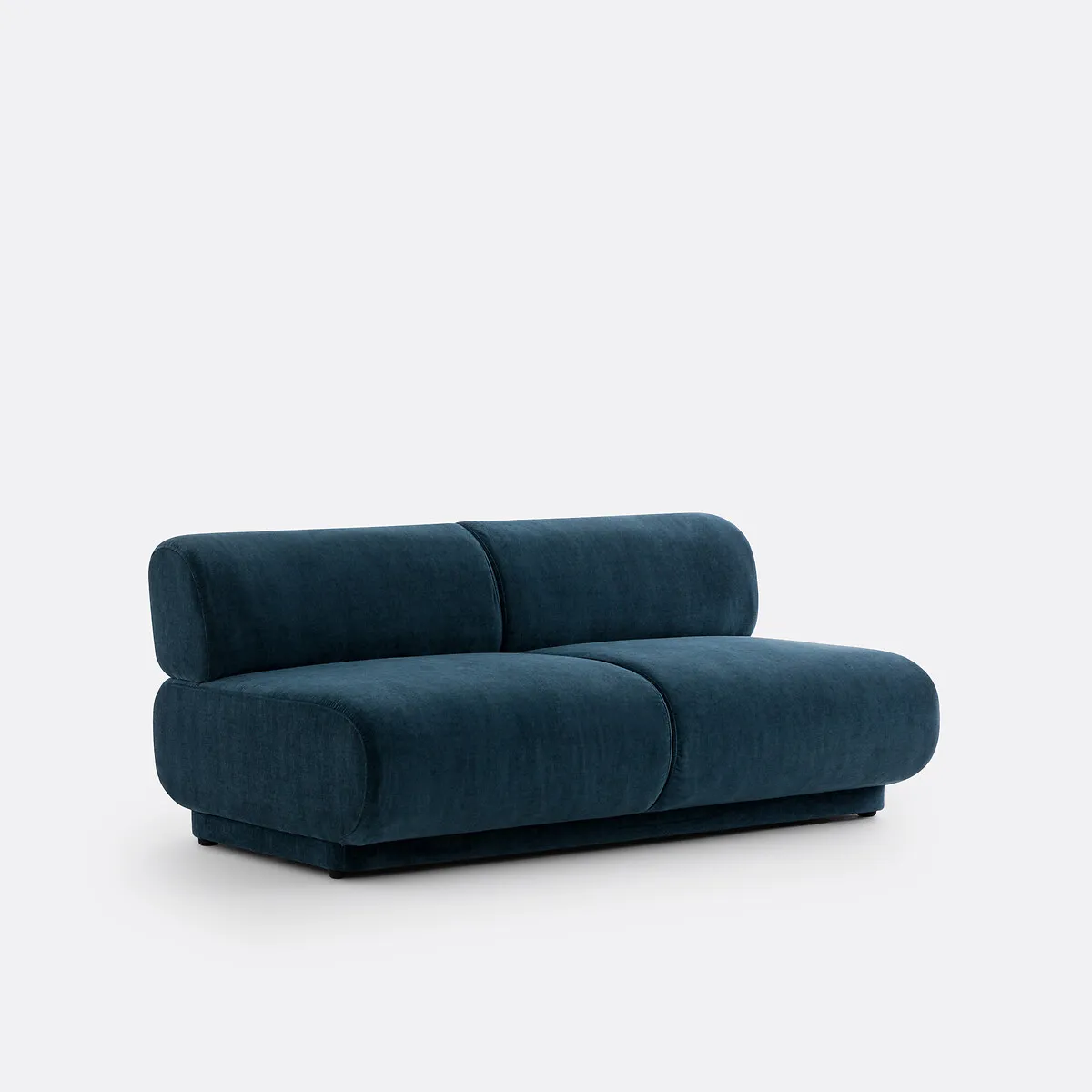 Banquette Modulable Velours Texturé, Teide — vue 3