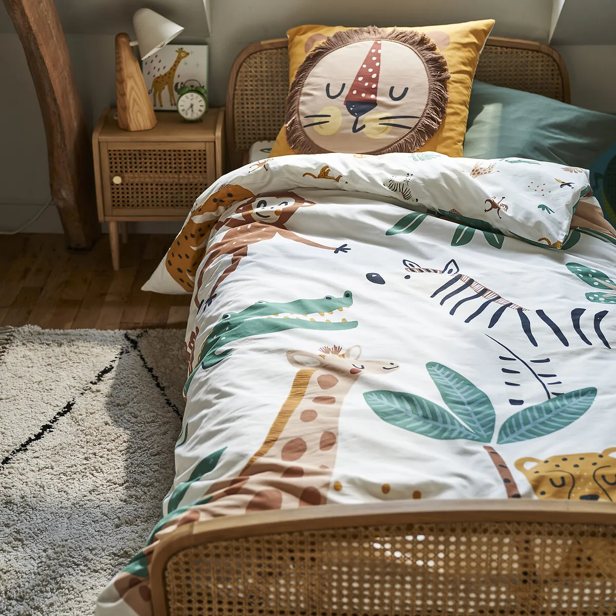 Housse De Couette Coton Bio, Junglito