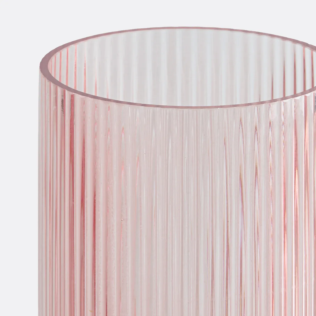 Vase En Verre Strié H26 Cm, Valira — vue 3