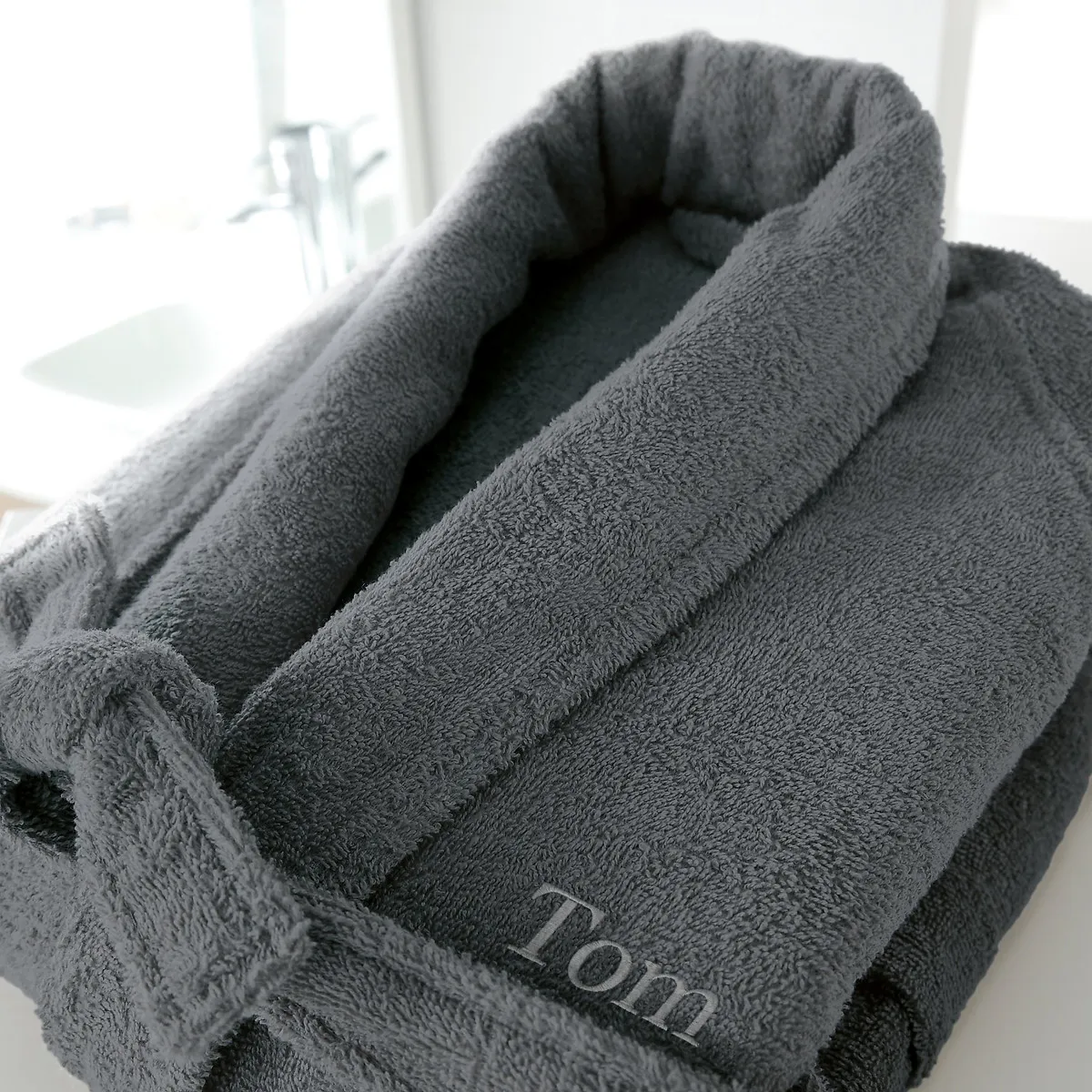 Peignoir Châle Personnalisé 350g/m², Scenario — vue 3