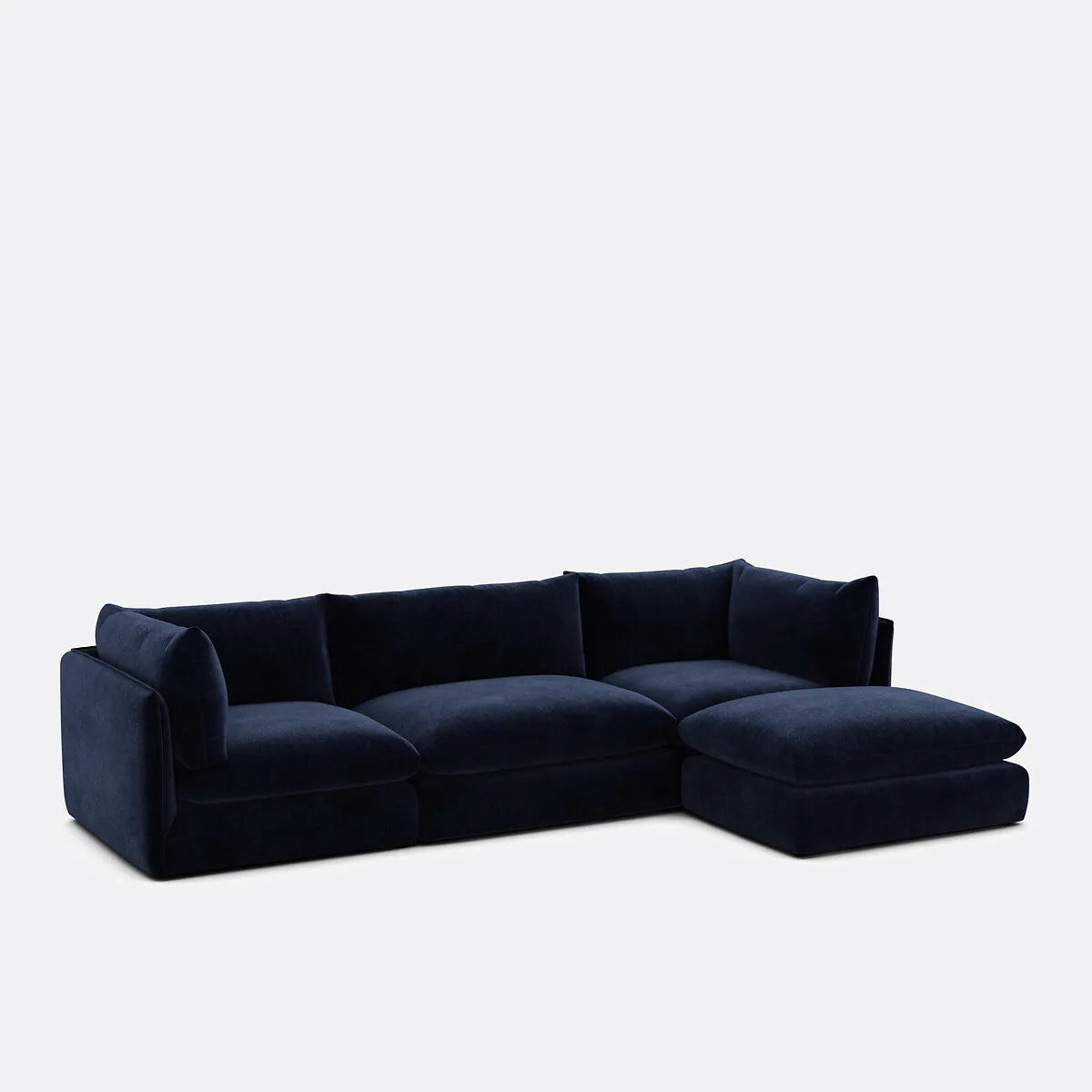 Pouf Modulable, Polyester Chiné, Malo — vue 3