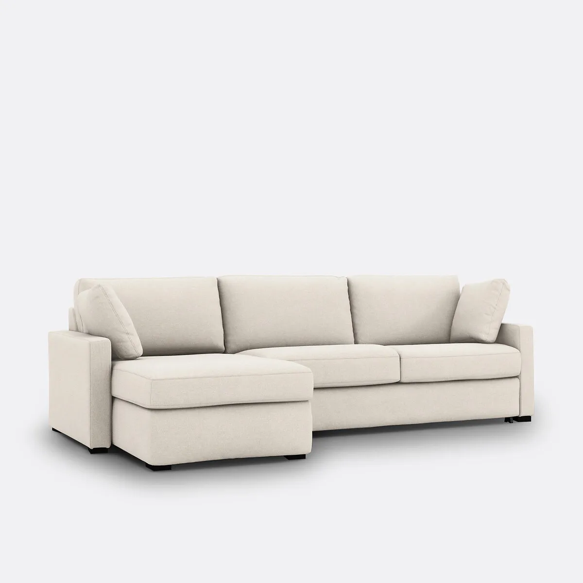 Canapé D'angle, Convertible, 4 Places, En Polyester, Mousse, TIMOR — vue 3