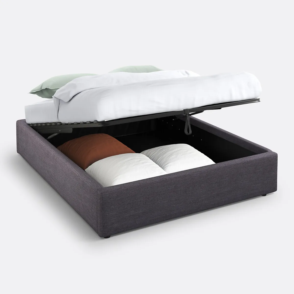 Lit Coffre Avec Sommier Relevable, Papilla