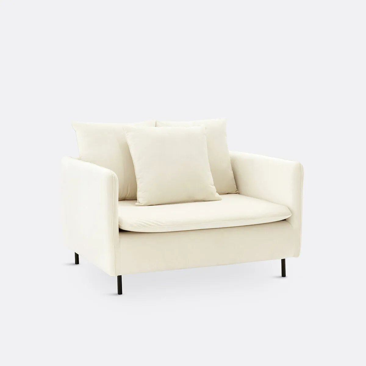 Fauteuil XL Velours, Ivete