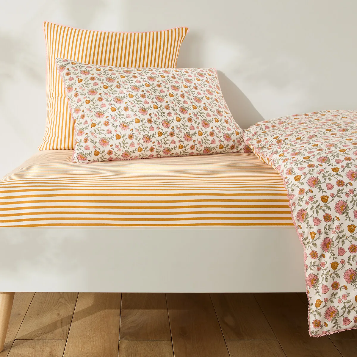 Drap-housse En Coton Lavé, Yassia