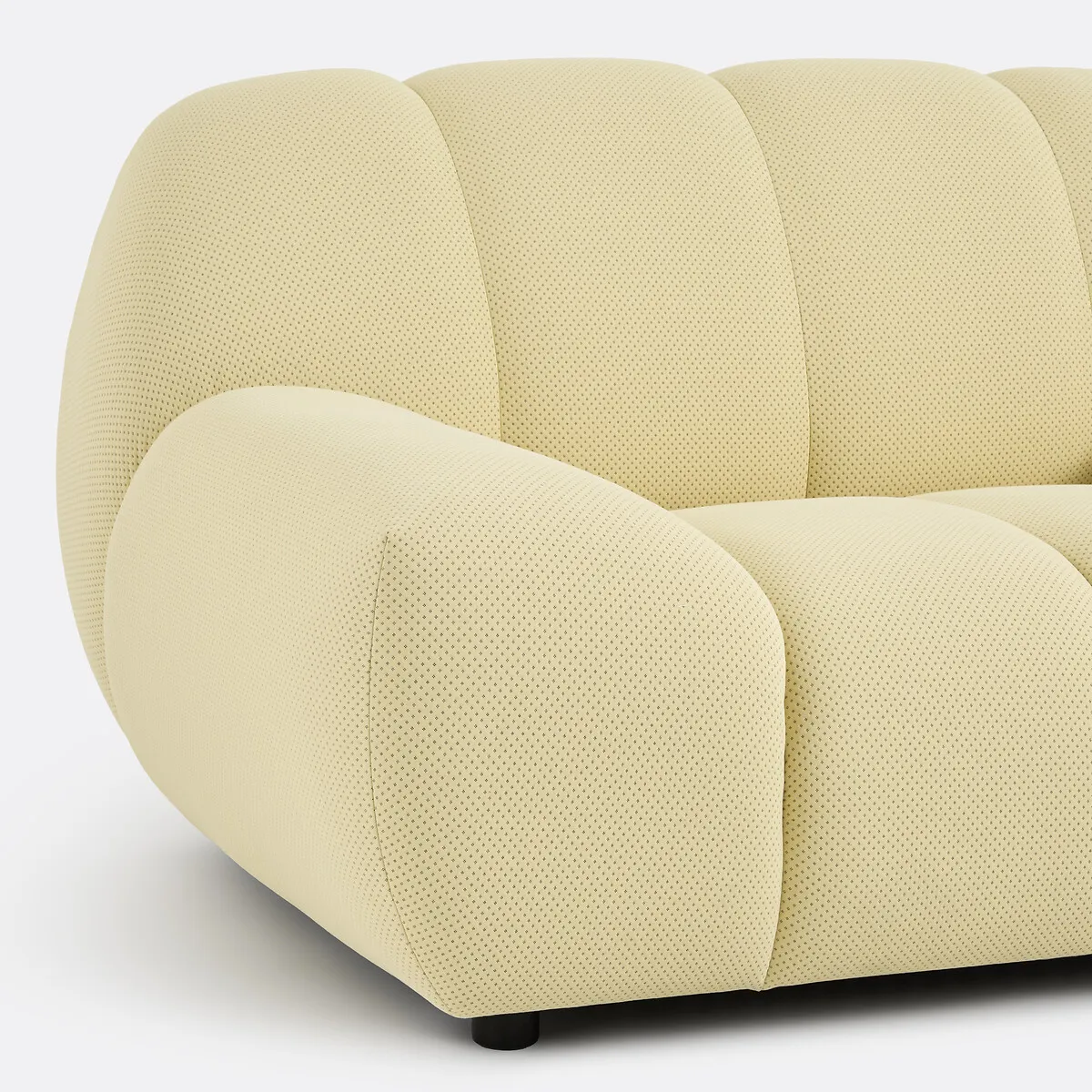 Fauteuil XL, En Tissu Matelassé, NURIA — vue 3