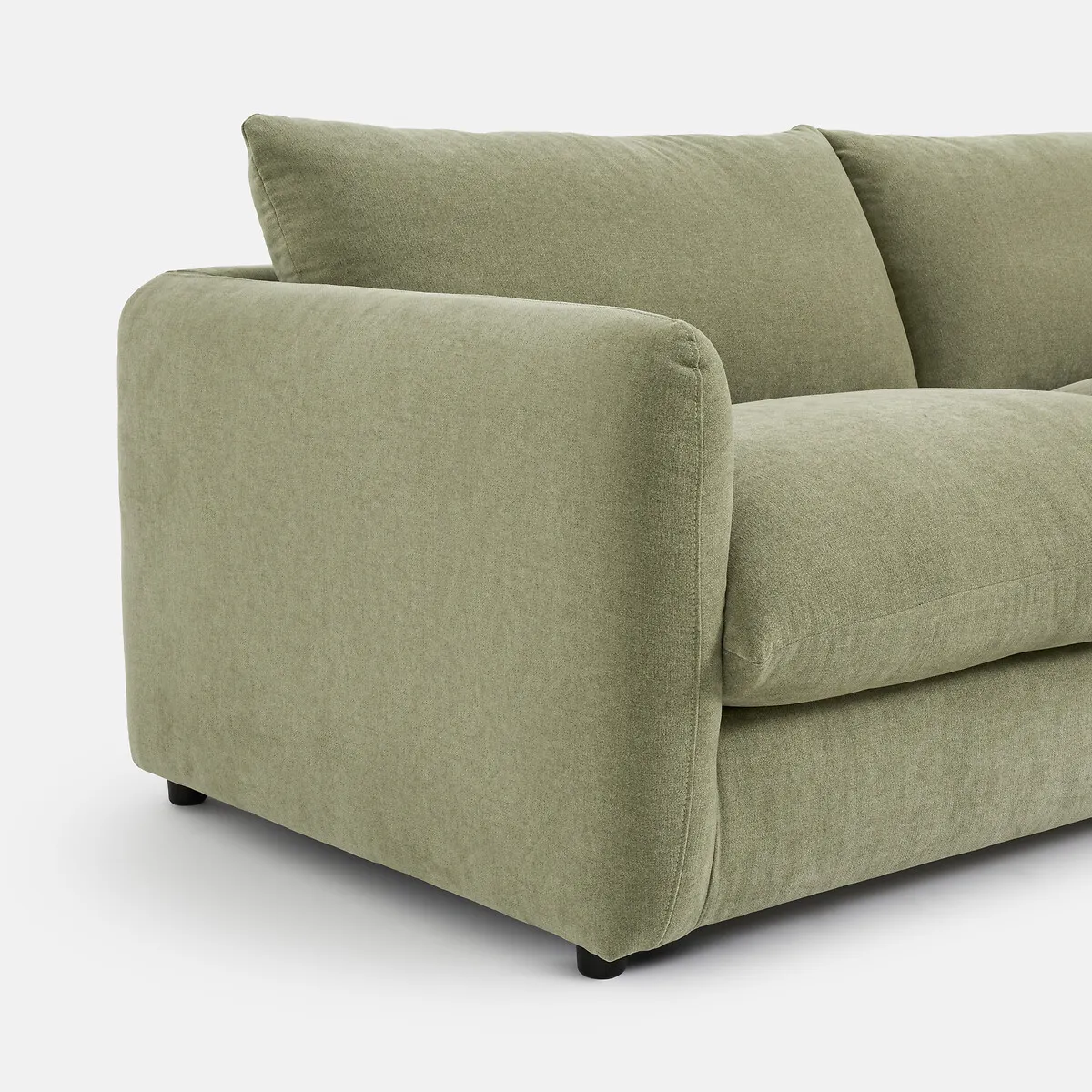 Canapé Droit 2, 3 Ou 4 Places, En Polyester Chiné, YDE — vue 3