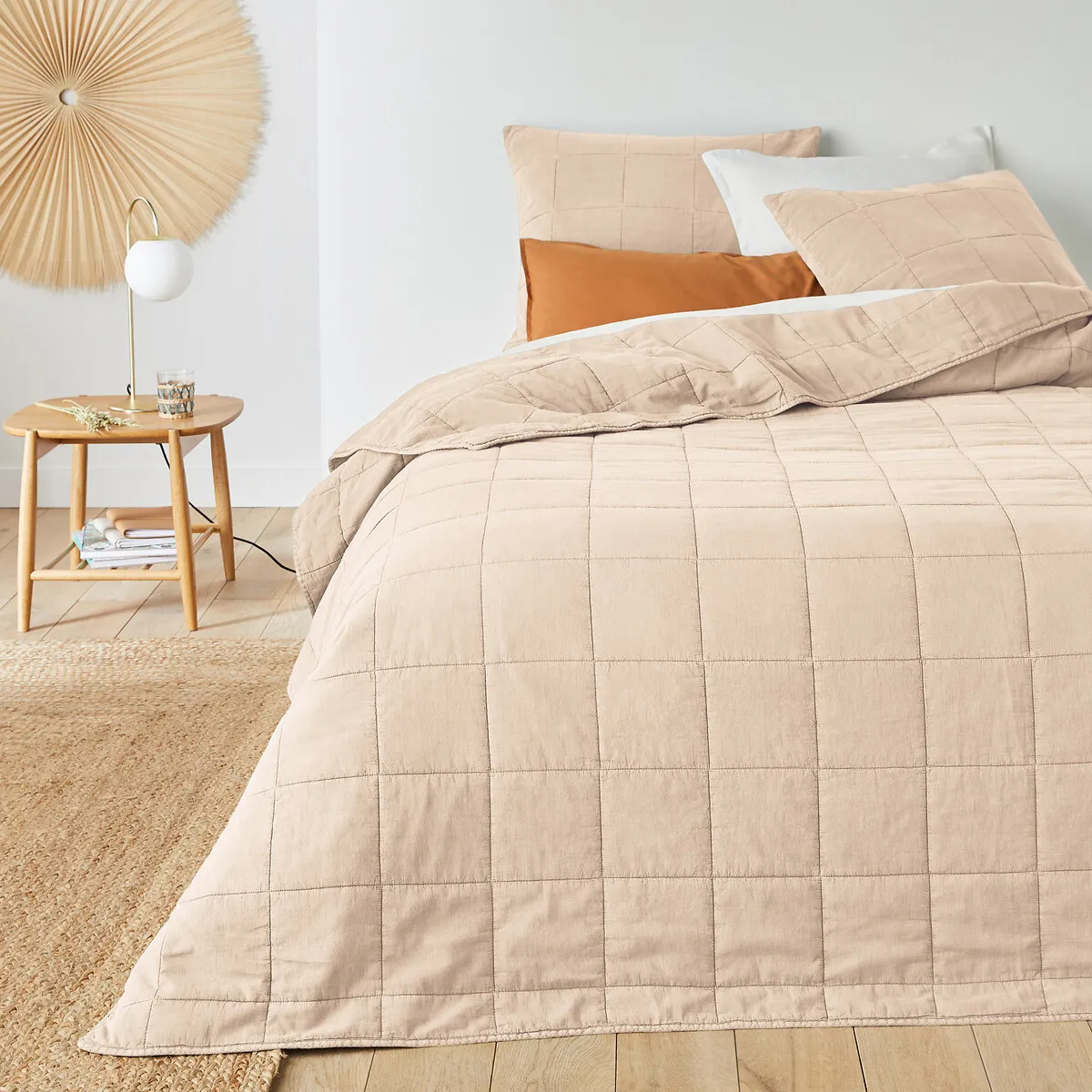 Housse De Coussin Coton Lavé 65x65cm, Sparrow — vue 3