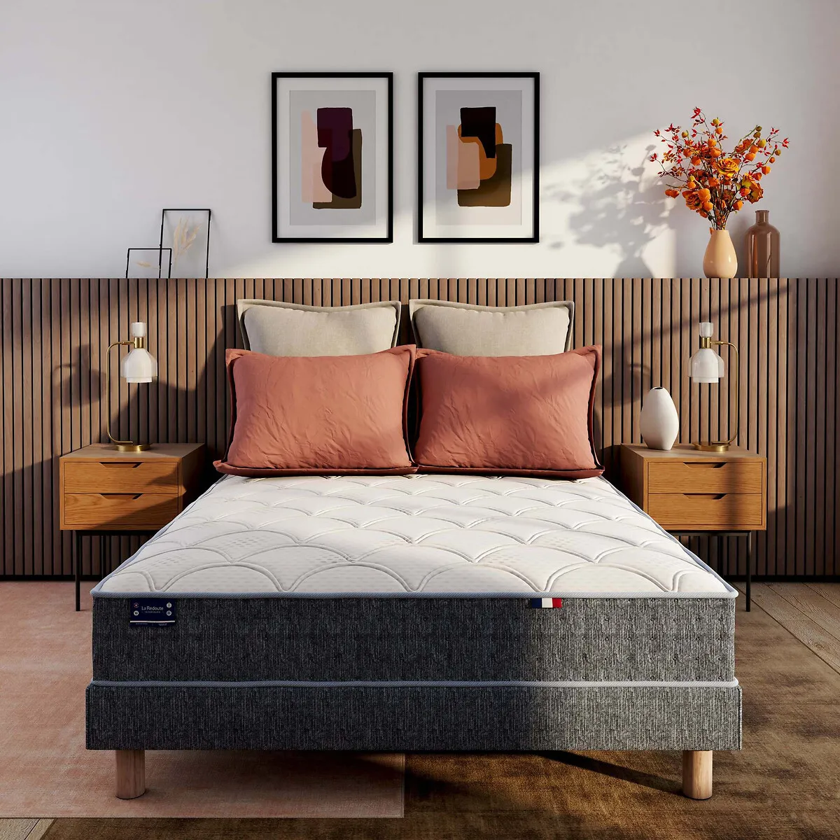 Sommier Tapissier Déco 15 Lattes Souples