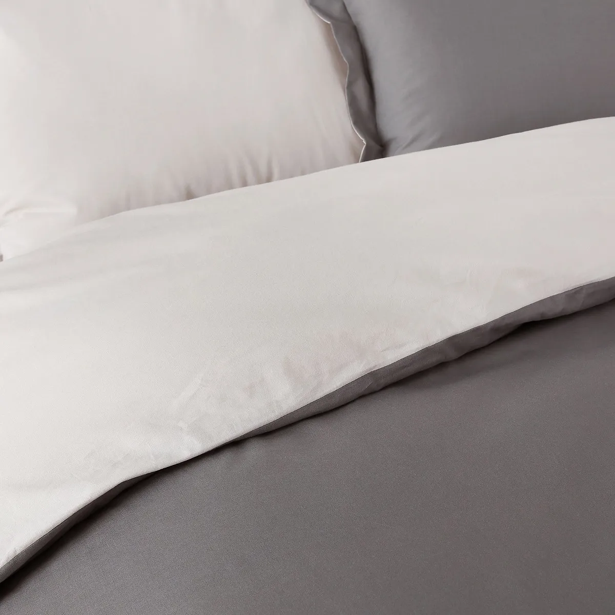Housse De Couette Coton Bicolore — vue 3