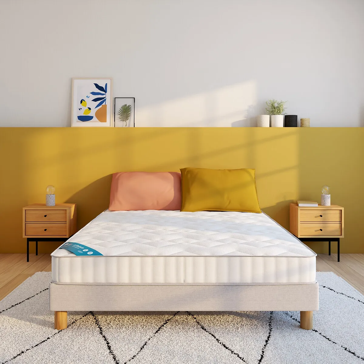 Matelas Mousse HD 28 Kg/m3, Soutien Ferme, Accueil Mémoire De Forme