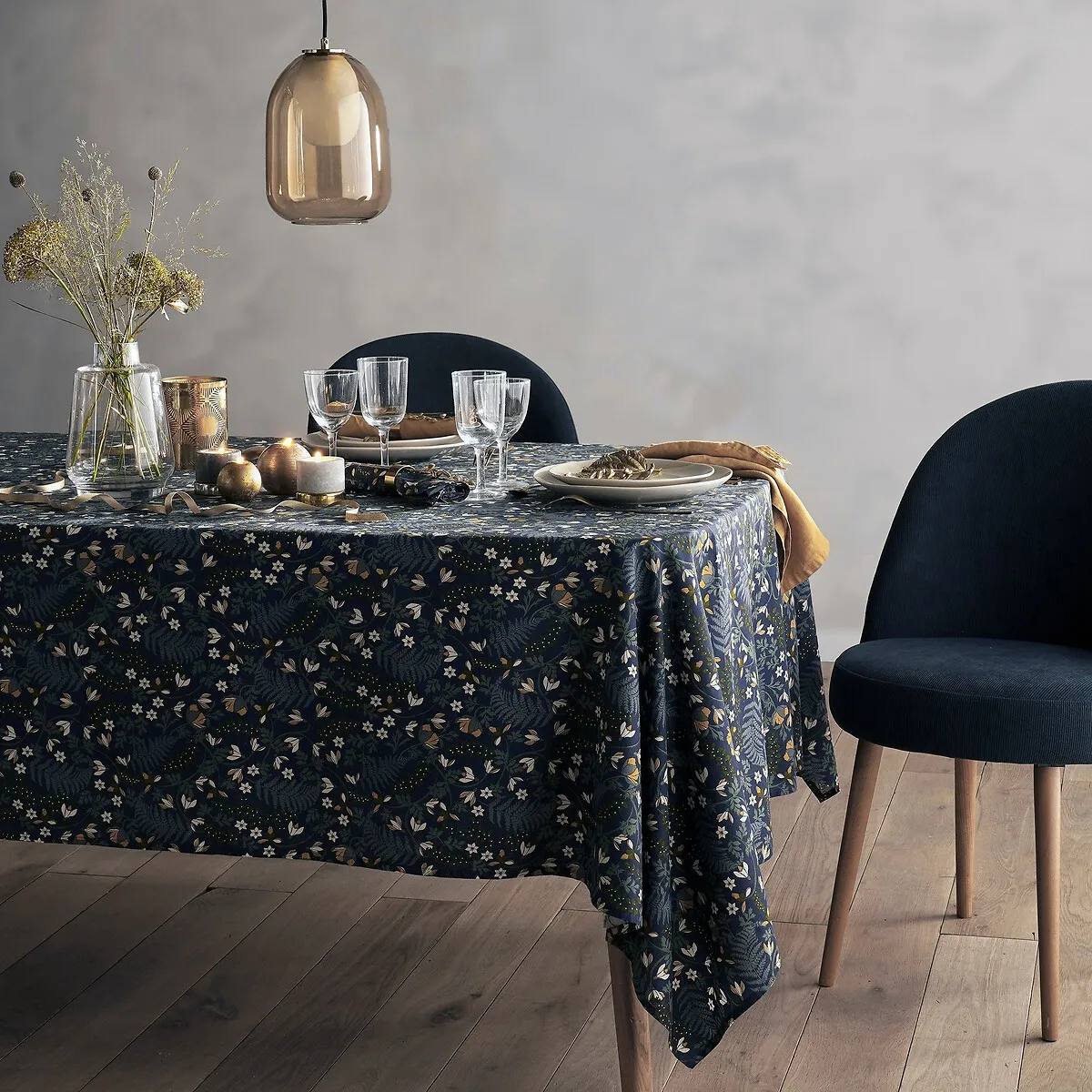 4 Serviettes De Table Coton Lavé Longina Imprimé — vue 3
