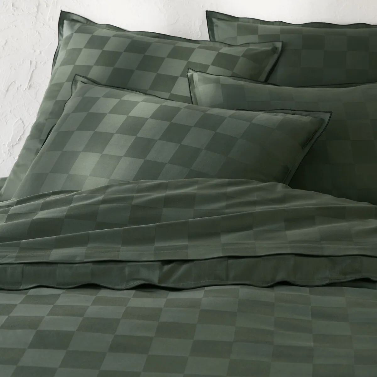 Housse De Couette Satin Coton Lavé, Victor Damier — vue 3
