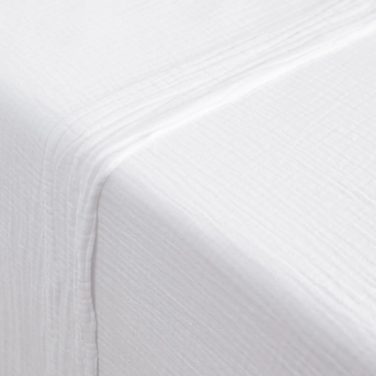 Drap Plat Uni Gaze De Coton, Kumla — vue 3
