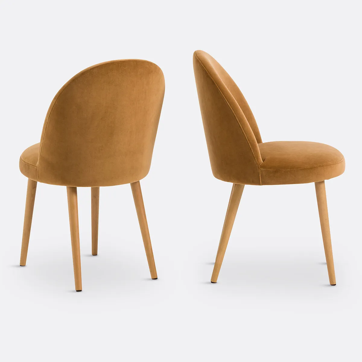 Lot De 2 Chaises Velours, Inès — vue 3