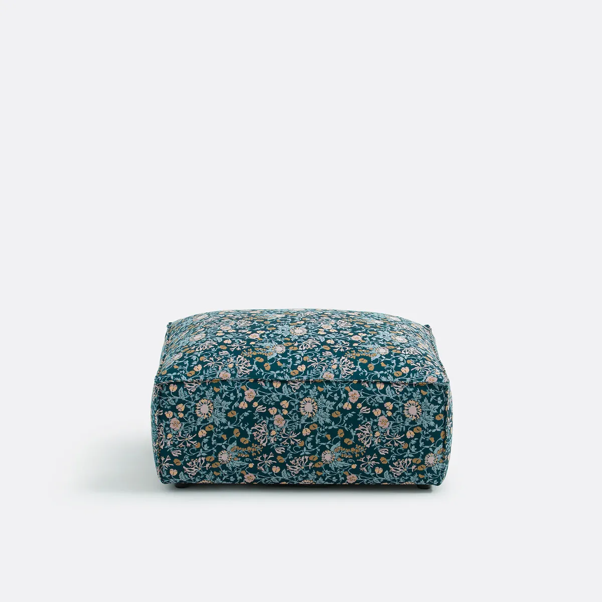 Pouf Modulable, Jacquard Fleuri, Seven