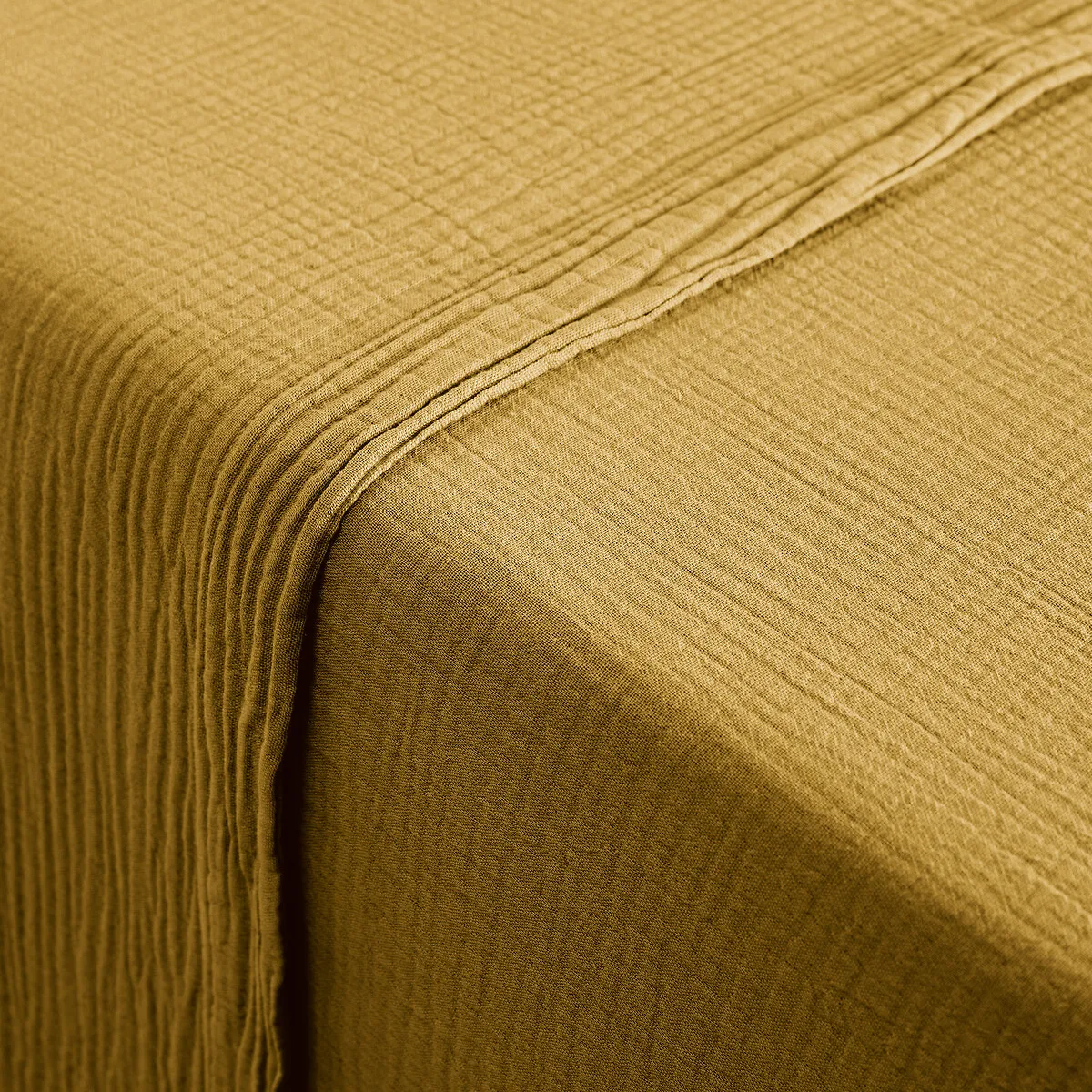 Drap Plat Uni Gaze De Coton, Kumla — vue 3