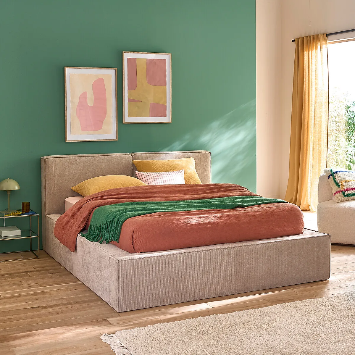 Lit Coffre Avec Sommier Relevable, SEVEN — vue 3
