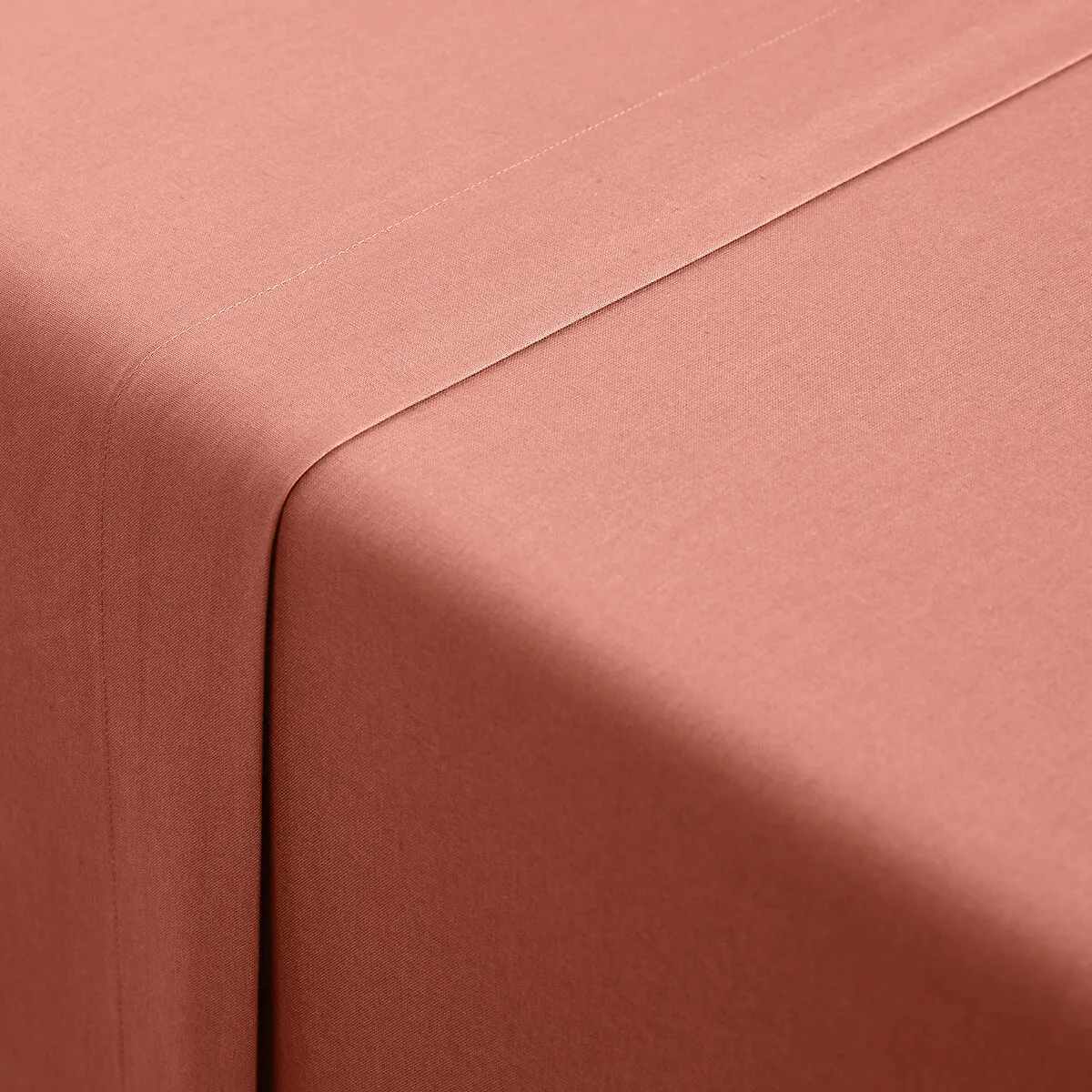 Drap Plat Uni En Coton Biologique, Scenario — vue 3