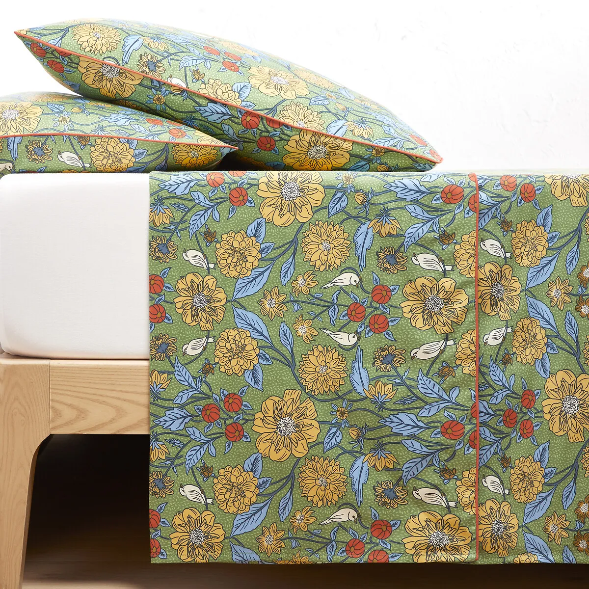 Drap Plat Satin De Coton, Johanna