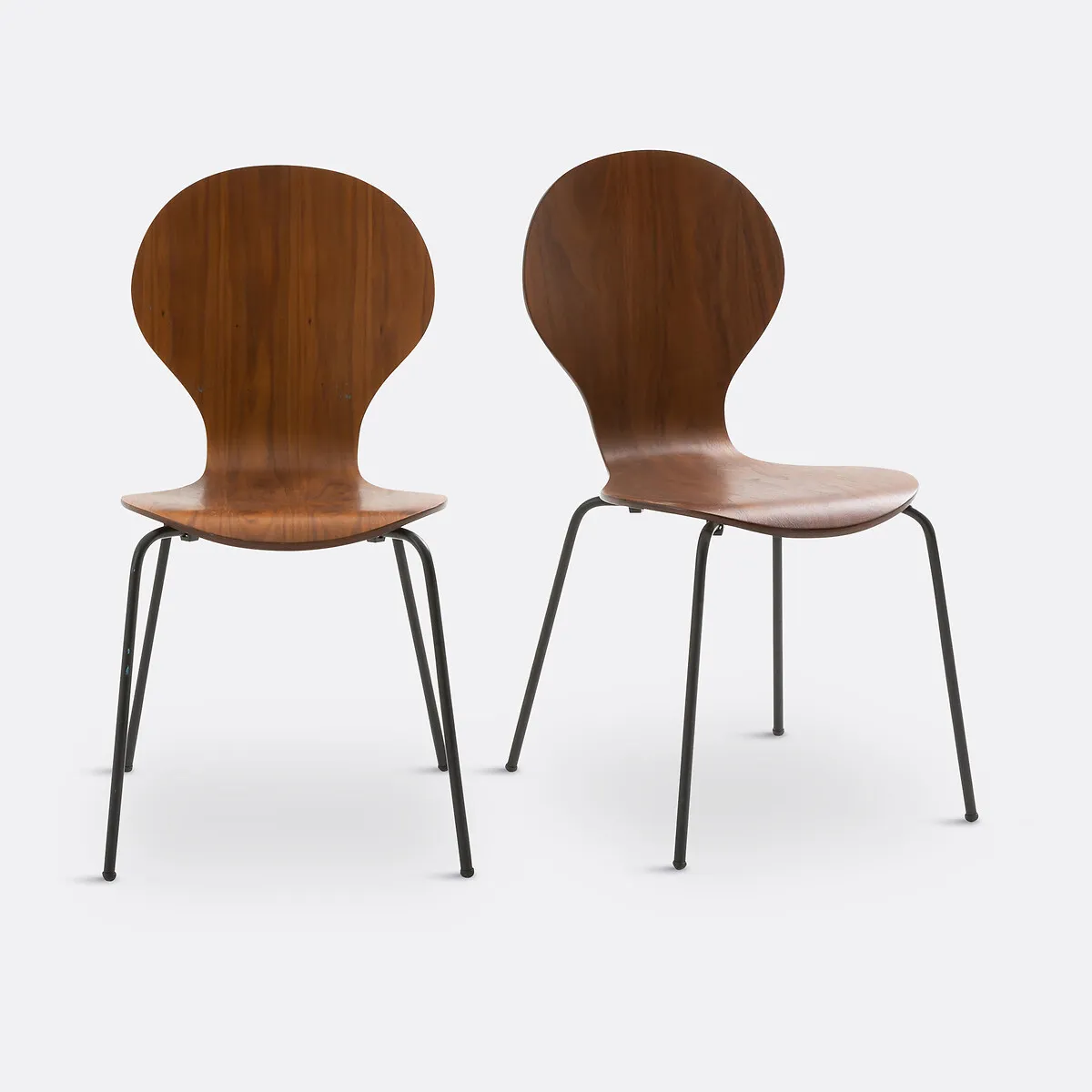 Lot De 2 Chaises Empilables, Lenon