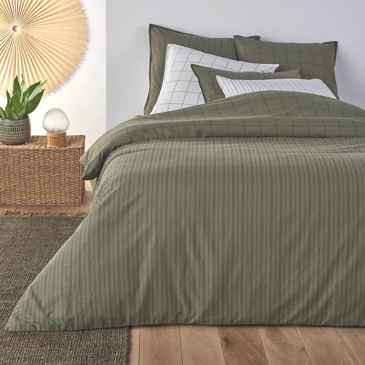 Drap-housse Coton Lavé Bonnet 25 Cm, Monille — vue 3