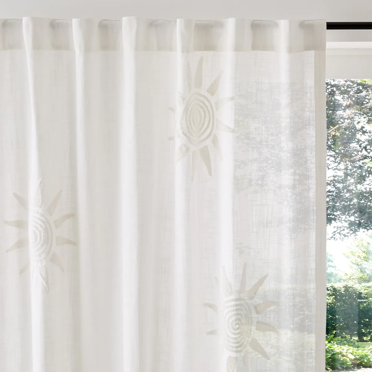 Rideau Coton Motif Bouclette, Melenaos — vue 3