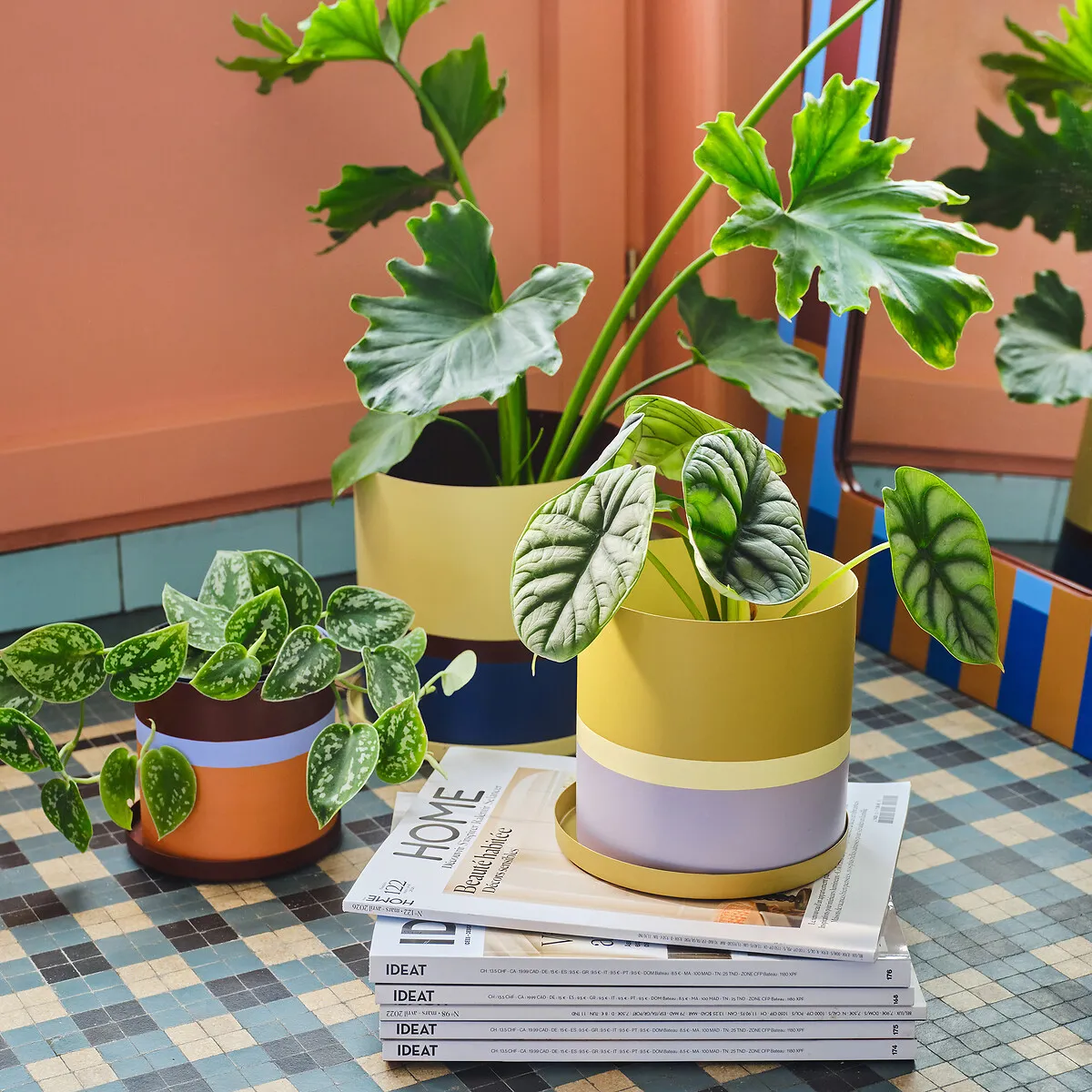 Cache-pot En Métal Fer Peint, Diamètre 16 Cm, PALAVAS — vue 3