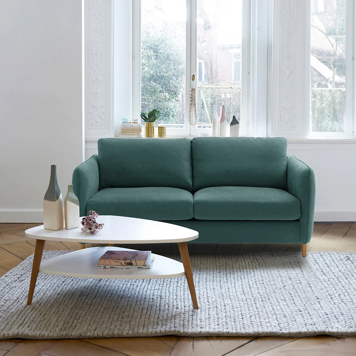 Canapé Coton Et Polyester, 2, 3 Ou 4 Places Loméo — vue 3