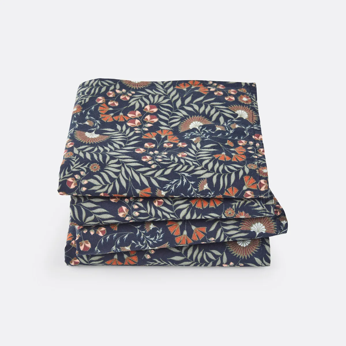 Lot De 4 Serviettes De Table Coton Lavé Majari