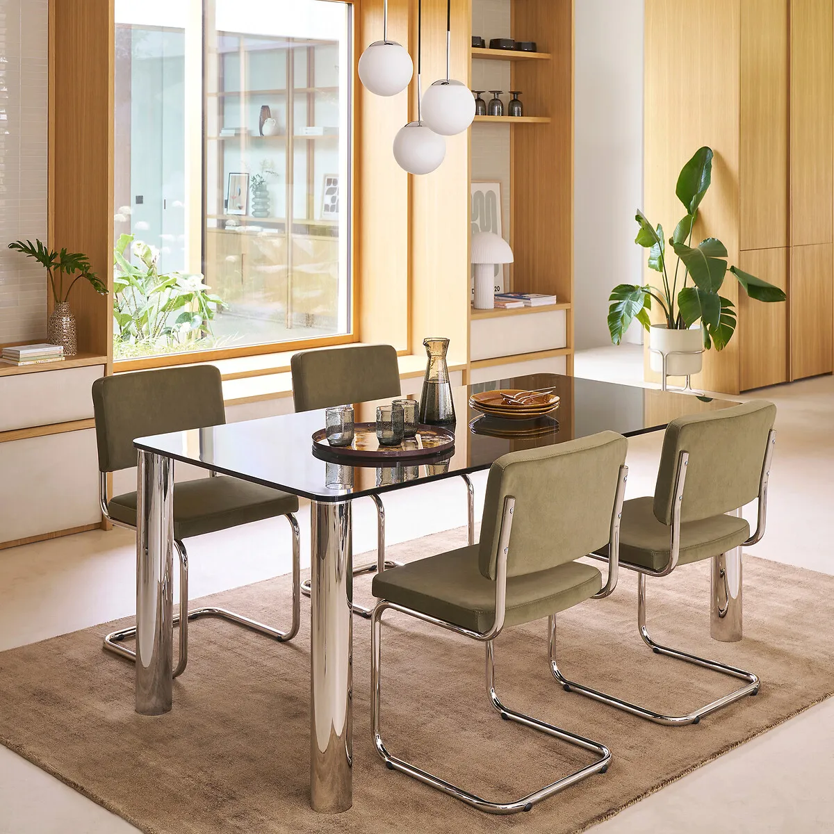Lot De 2 Chaises Velours Sarva — vue 3