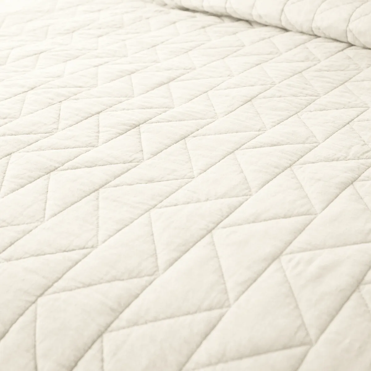 Couvre Lit Boutis Matelassé Coton Zig Zag Scenario — vue 3