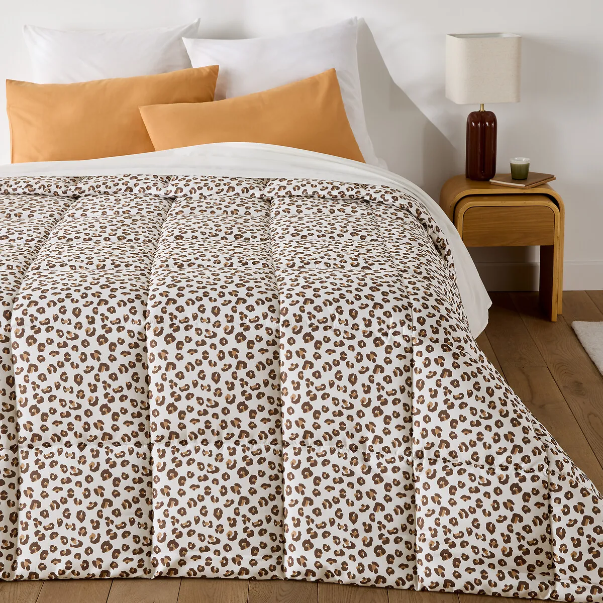 Couette, Imprimé Léopard, Microfibre Recyclé, LEOPOLD