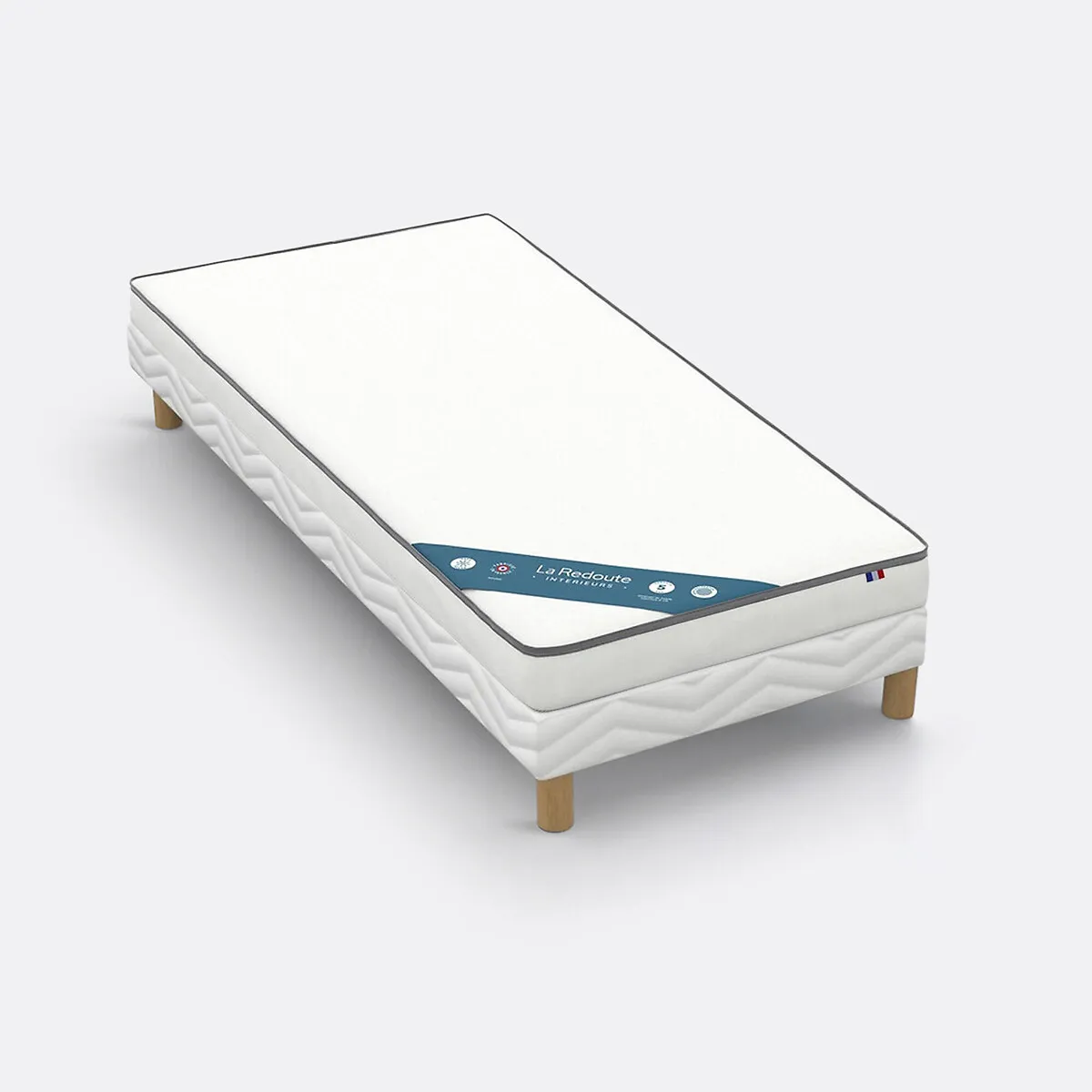 Ensemble Matelas Mousse, Soutien Mi-ferme Et Sommier — vue 3
