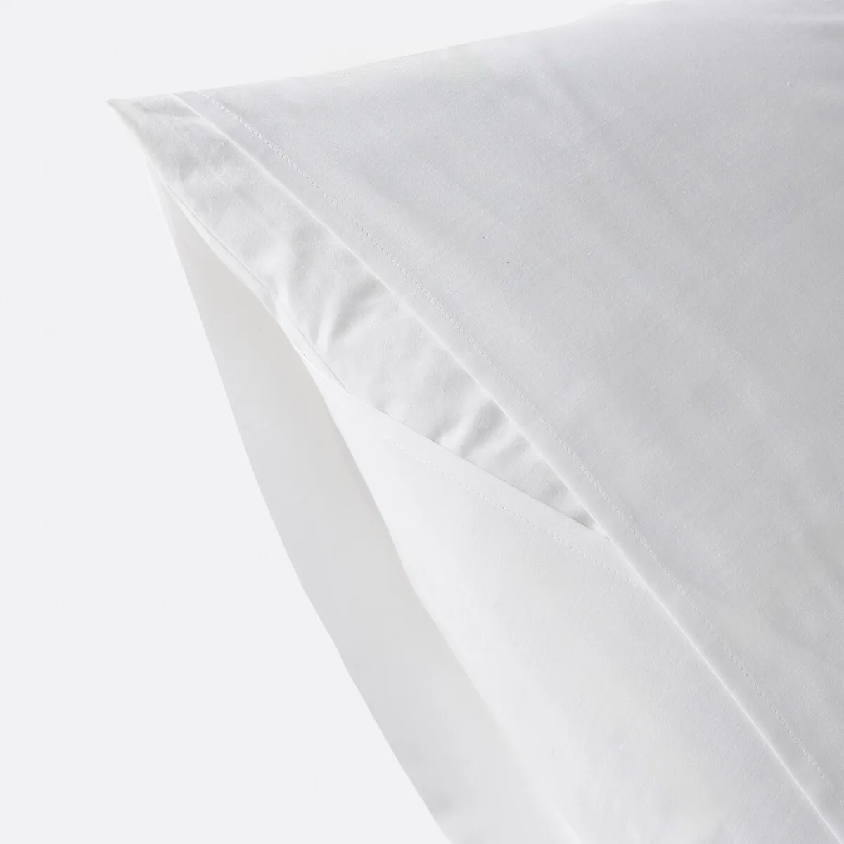 Lot De 2 Sous-taies Oreiller 100% Coton — vue 3