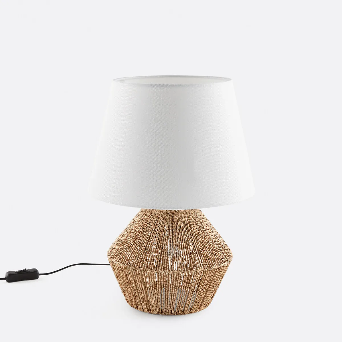 Lampe À Poser Chanvre Et Lin, Yaku